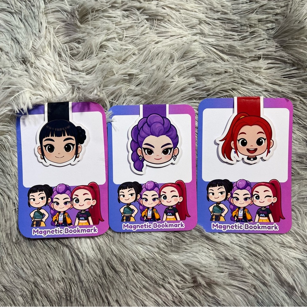 Kpop Demon Hunters Magnetic Bookmarks